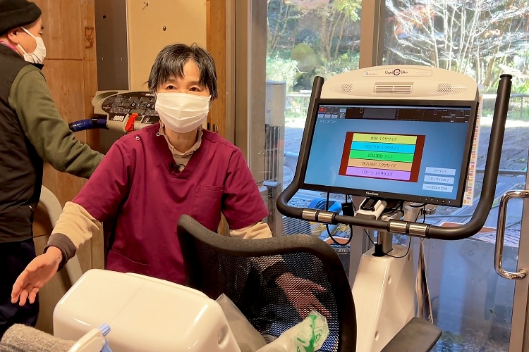 脳トレサイクリングマシンは静岡県内で導入している施設はまだ少ない